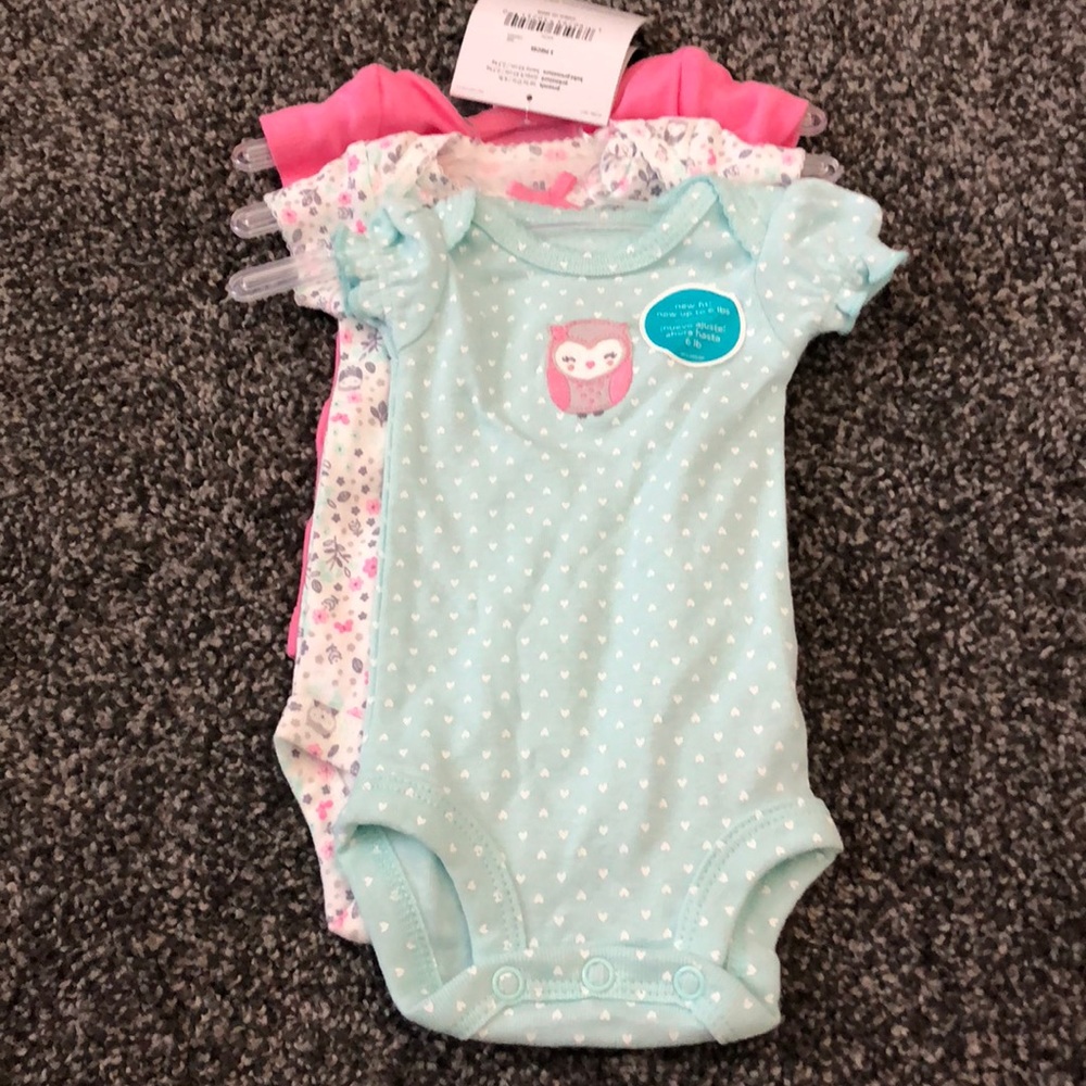 Carters girl preemie onesie bundle